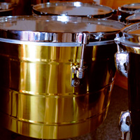 Eine Tito Puente Donnertimbale.