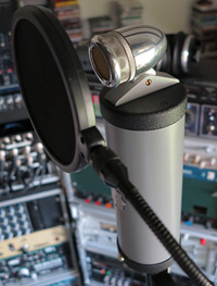 Blue Neumann-RFT-Style Bottle Mic